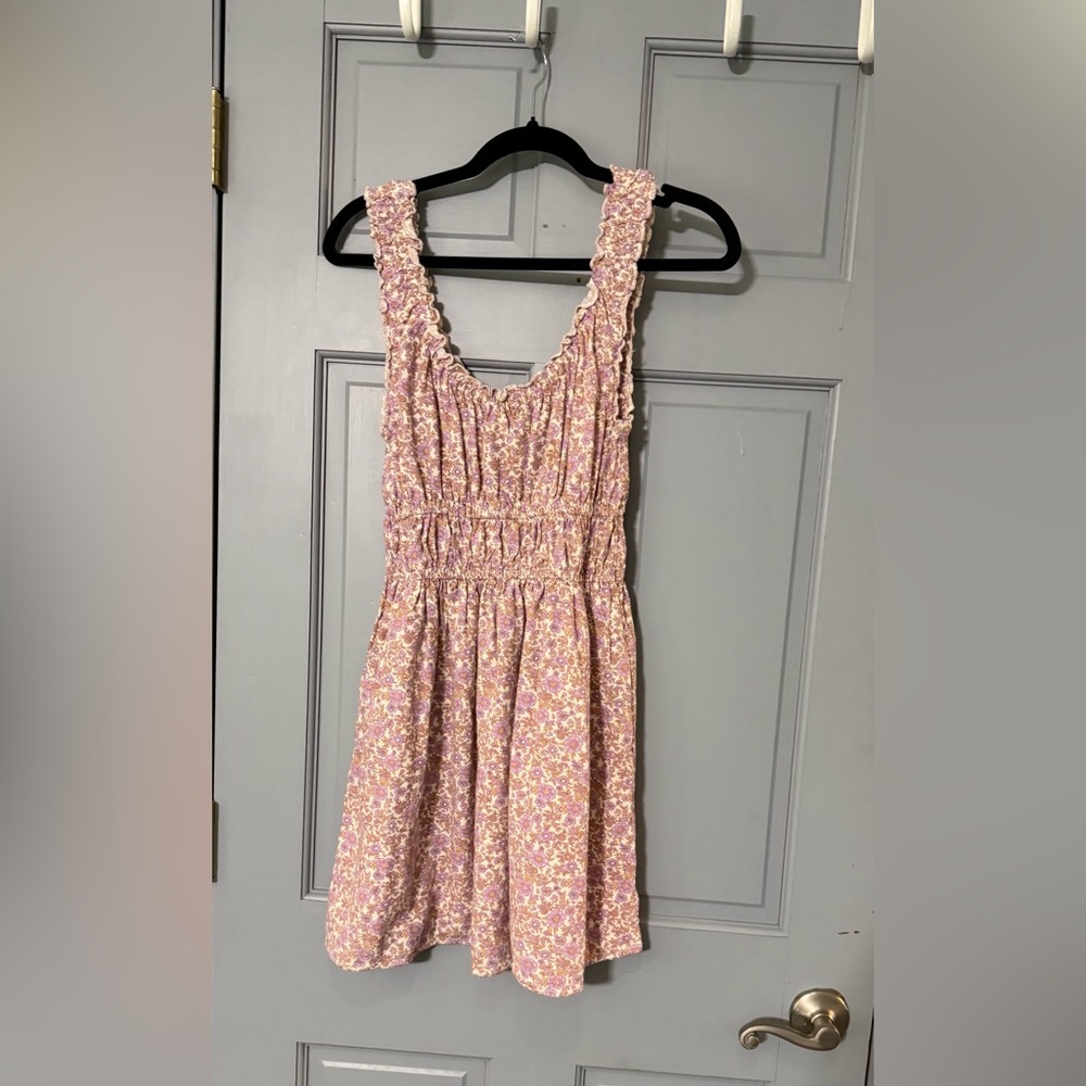 American Eagle Outfitters Floral Patterned Y2K babydoll dress